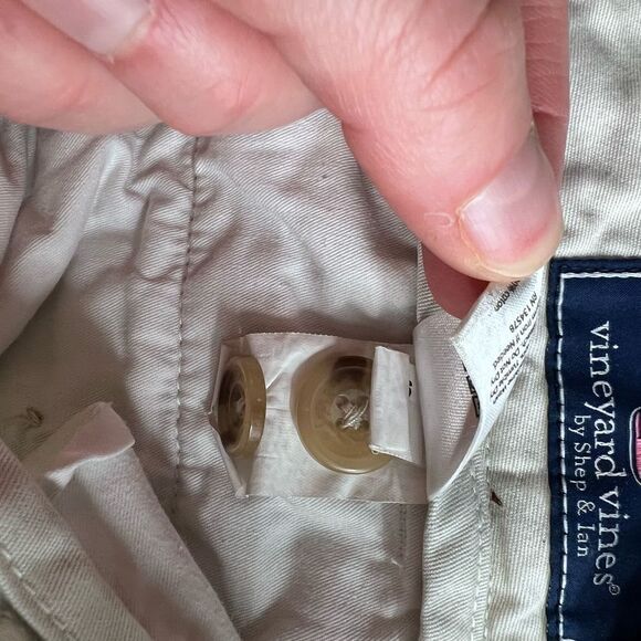 Vineyard Vines Pants by Shep & Ian Men's Khaki Chino 100% Cotton Size 40 x‎ 30 - Picture 11 of 11
